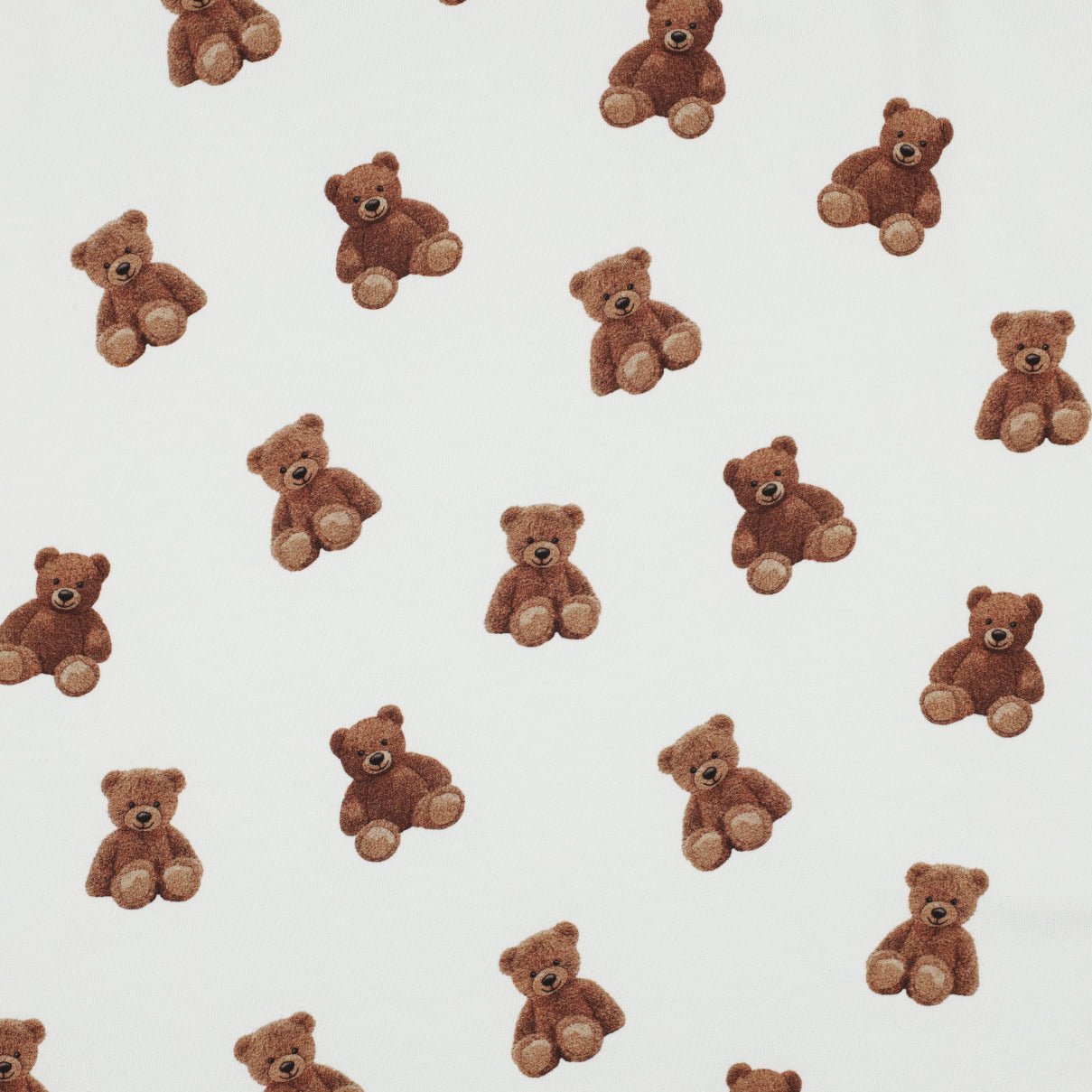 Image with cotton jersey - teddy bears 220 g/m² (GOTS certified) – available at Šarlotes audumi