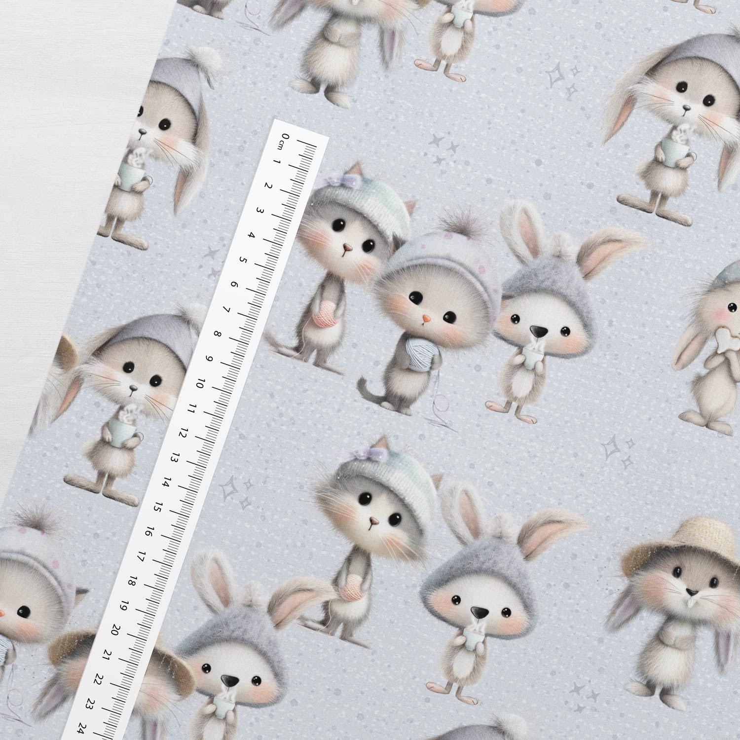 Dżersej bawełniany - myszki 200 g/m²