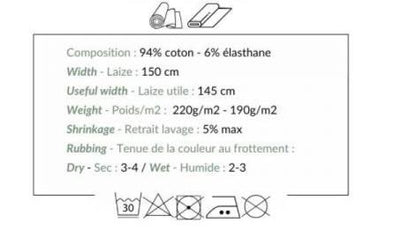 Cotton jersey - mice on a soft pink background 220 g/m²