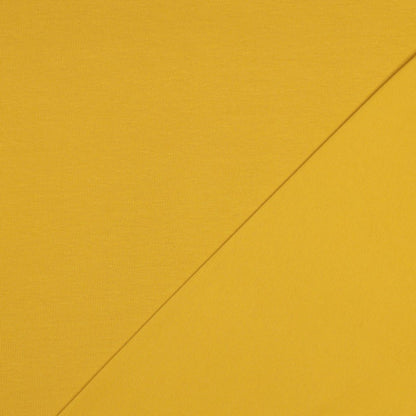 Cotton jersey - mustard 215 g/m²