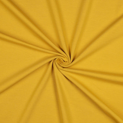 Cotton jersey - mustard 215 g/m²