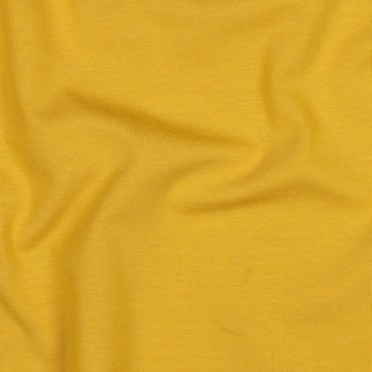 Cotton jersey - mustard 215 g/m²
