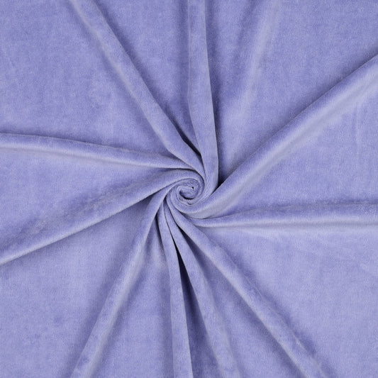 Cotton velour - lilac 250 g/m²