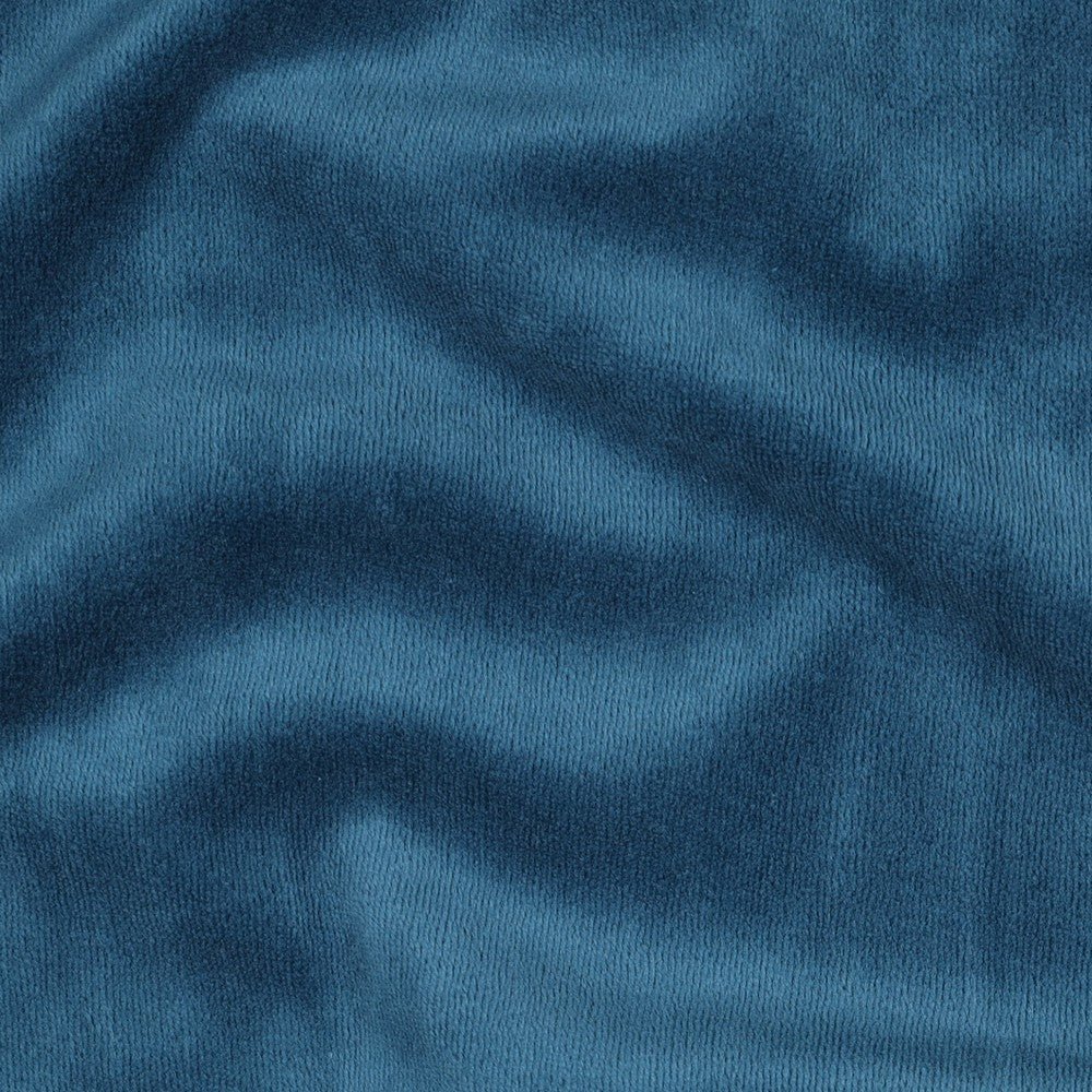 Image with Cotton velour - petrol 250 g/m² – available at Šarlotes audumi