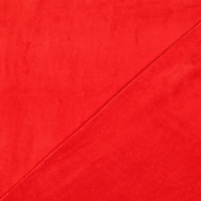 cotton velour - red 250 g/m²