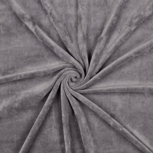 Image with cotton velour - dark gray 250 g/m² – available at Šarlotes audumi