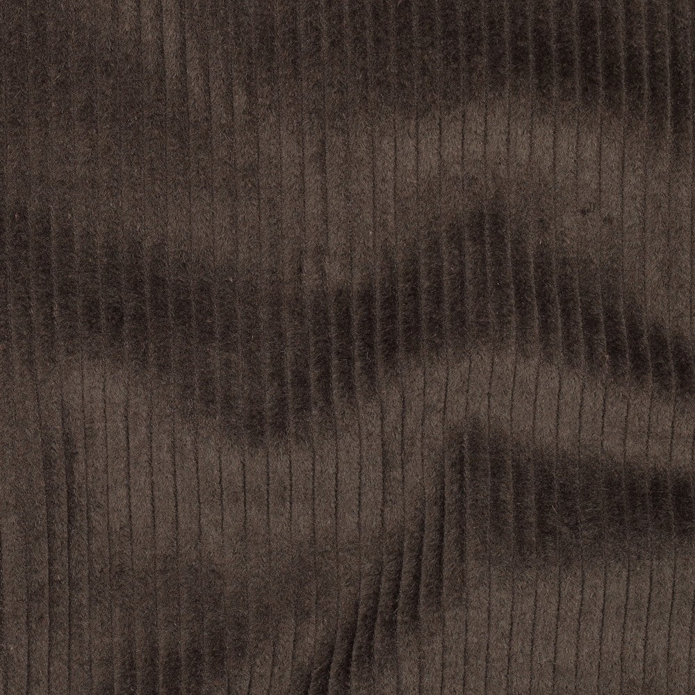 Cotton velour - chocolate brown 280 g/m²