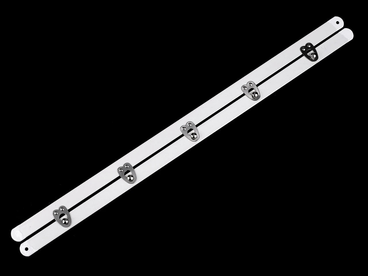 Zapięcie gorsetu (busk), 12 mm szerokie, 30–35 cm długie