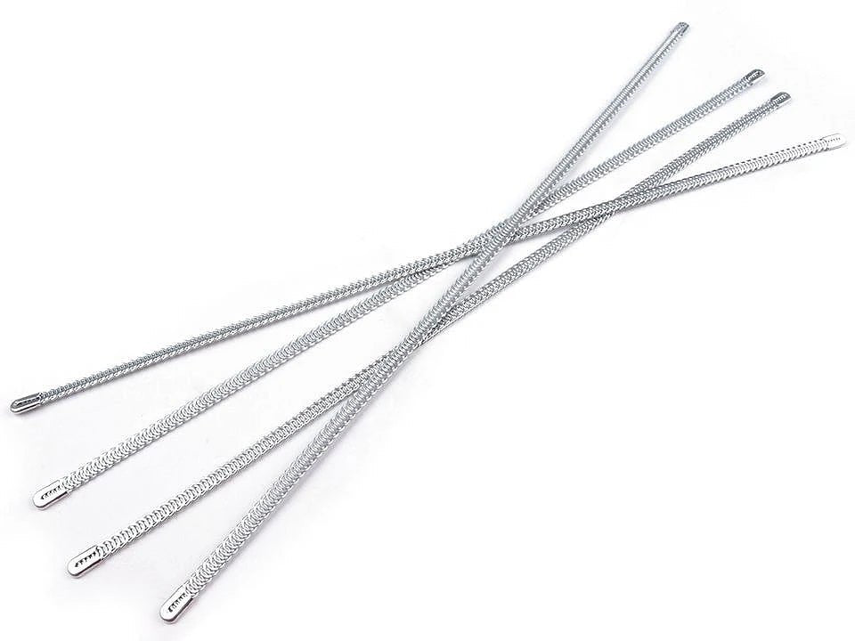 Usztywnienia gorsetu | fiszbiny - metalowe - 30 cm (w zestawie 4 szt.)