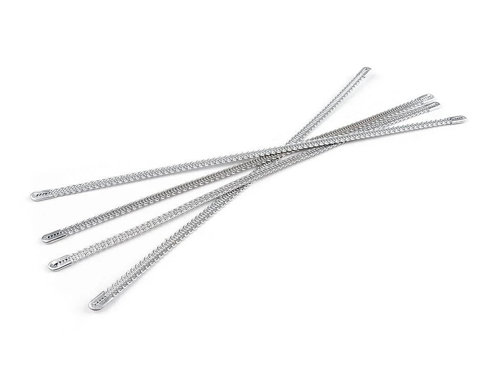 Usztywnienia do gorsetu | fiszbiny - metalowe - 40 cm (w komplecie 4 szt.)