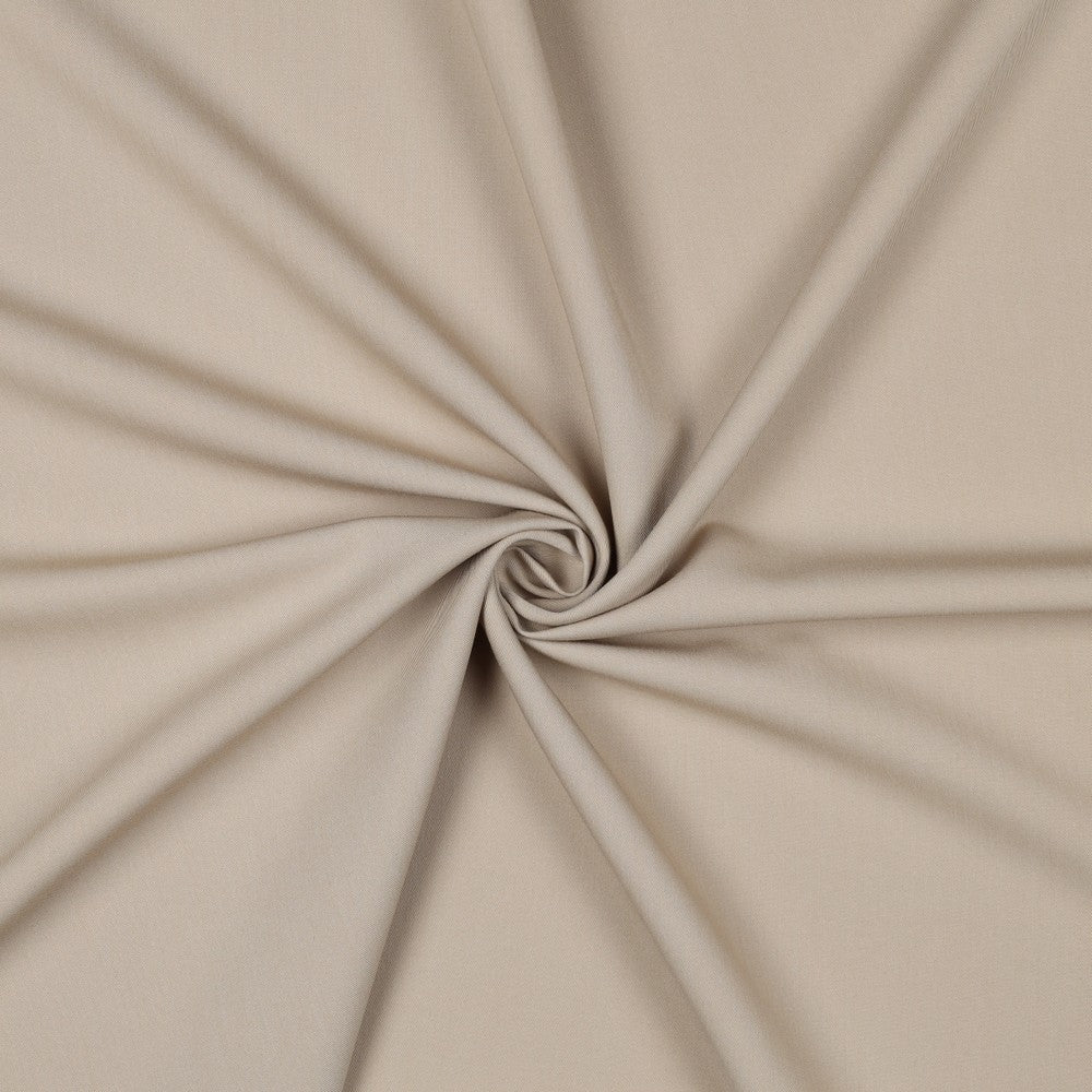 Image of suiting fabric with elastane - beige 200 g/m² – available at Šarlotes audumi