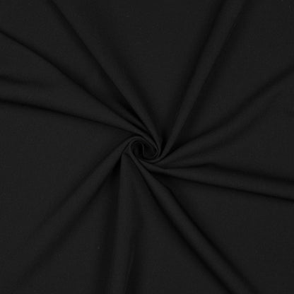 Image of suit fabric with elastane - black 200 g/m² – available at Šarlotes audumi