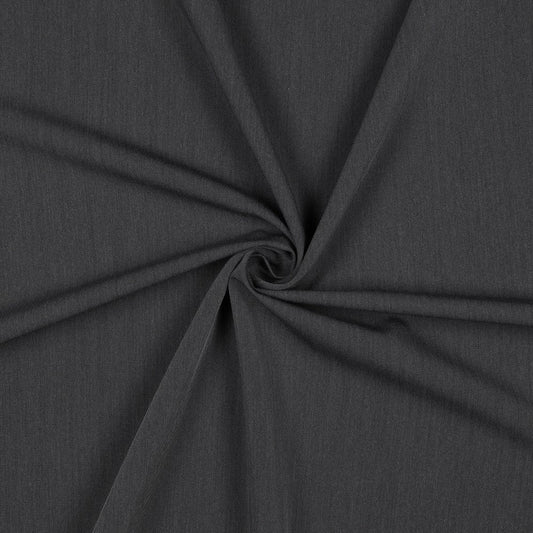 Image of suit fabric with elastane - dark gray 200 g/m² – available at Šarlotes audumi