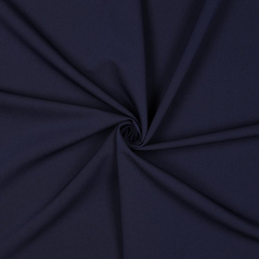 Image of suiting fabric with elastane - dark blue 200 g/m² – available at Šarlotes audumi