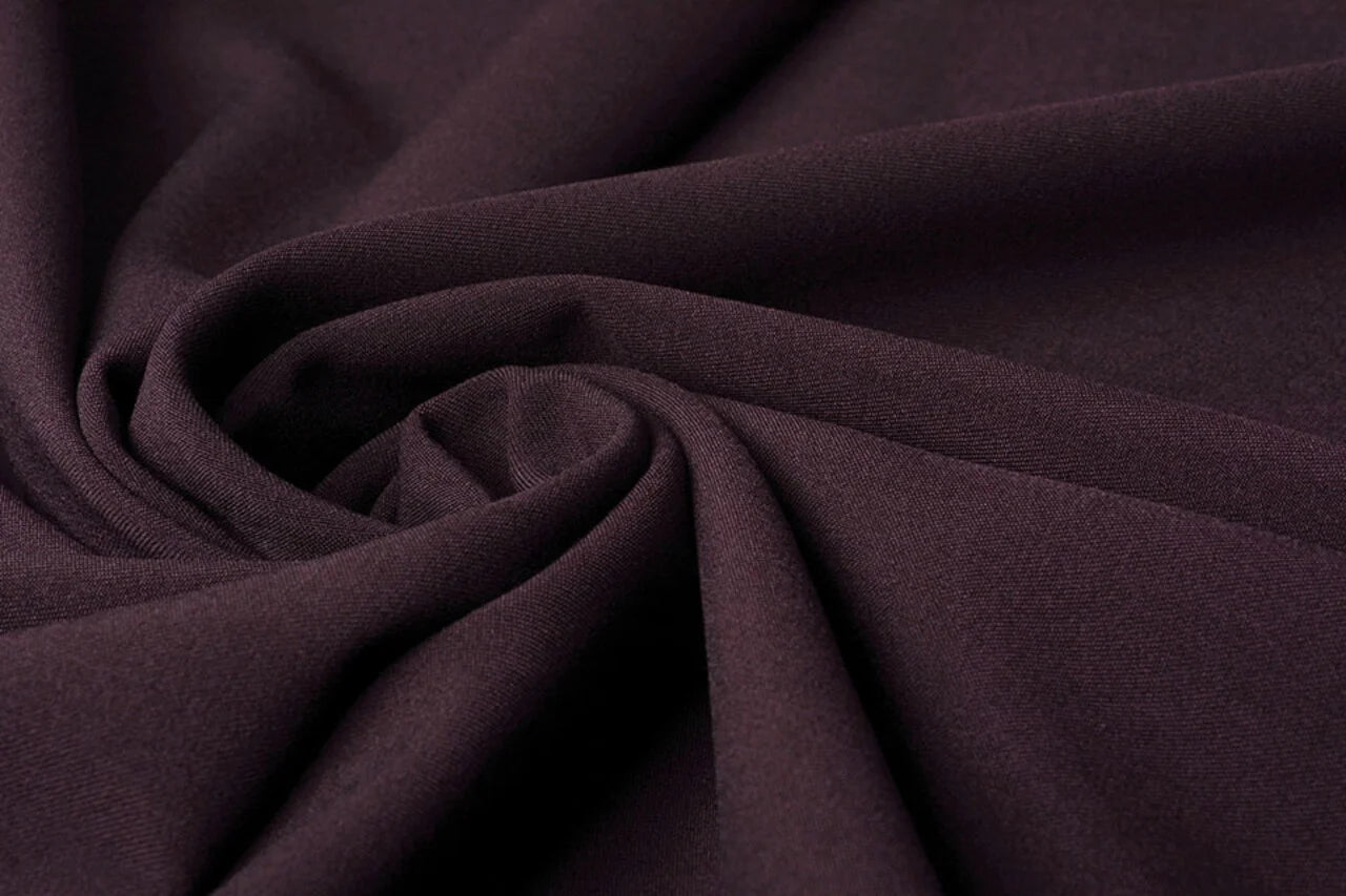 Image of suit fabric with elastane - purple 275 g/m² – available at Šarlotes audumi