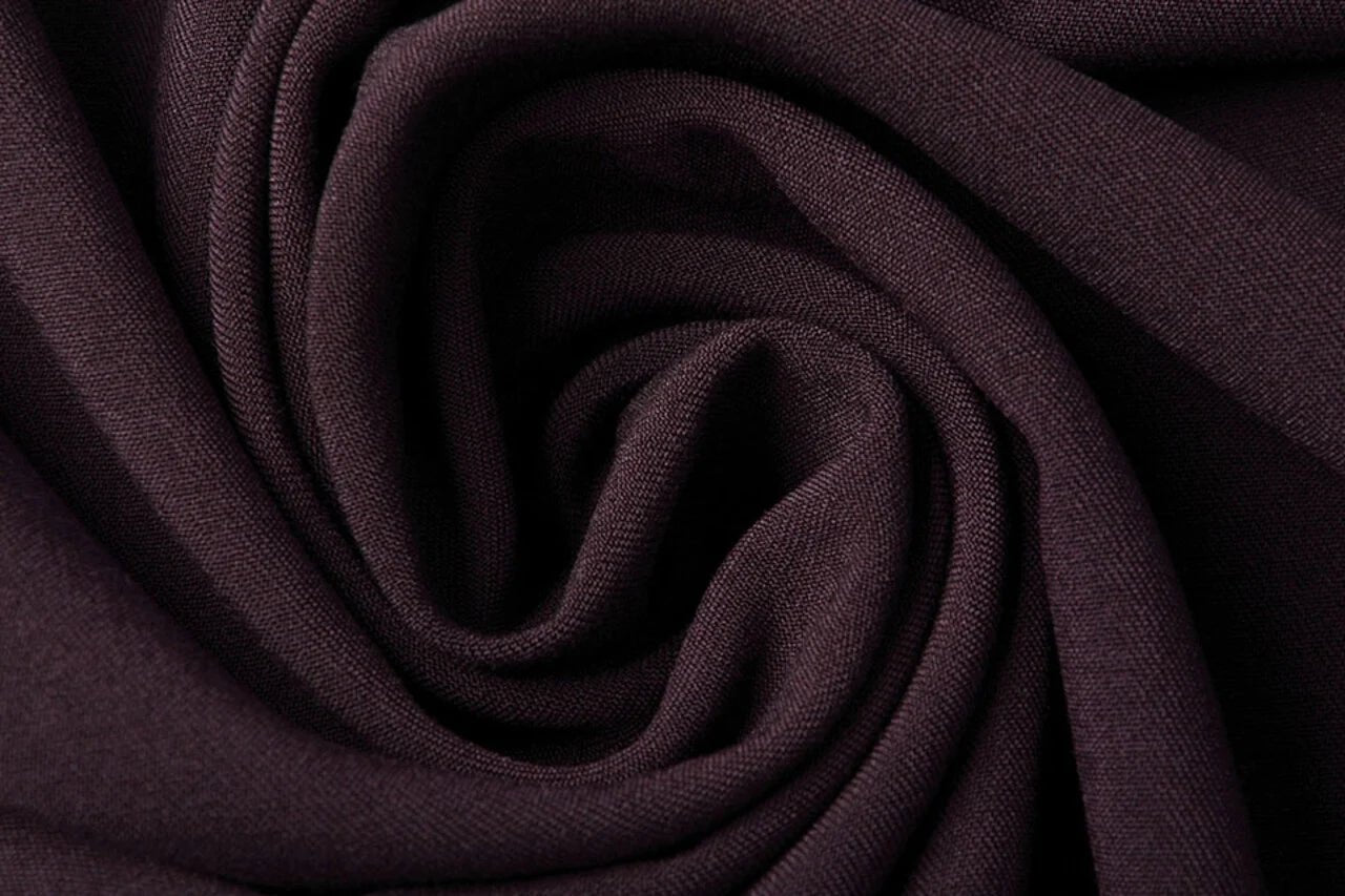 Image of suiting fabric with elastane - purple 275 g/m² – available at Šarlotes audumi