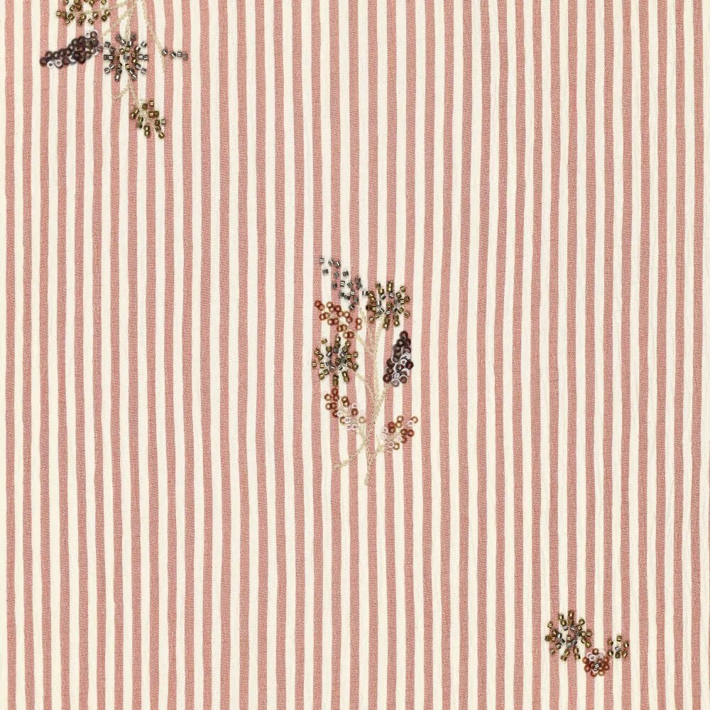 alt
Image with shirt fabric with elastane - striped with embroidered beads 135 g/m² – available at Šarlotes audumi