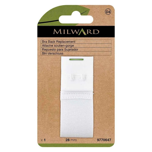 alt
Milward bra fastener | 2 hooks, 28 mm | white
