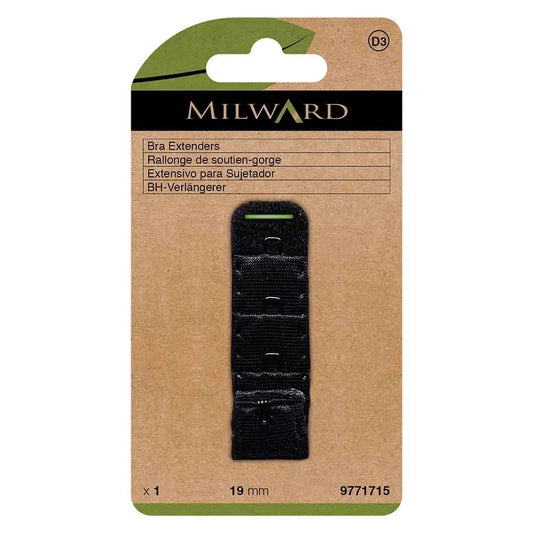 alt
Milward bra extender 19 mm, 1 hook - black