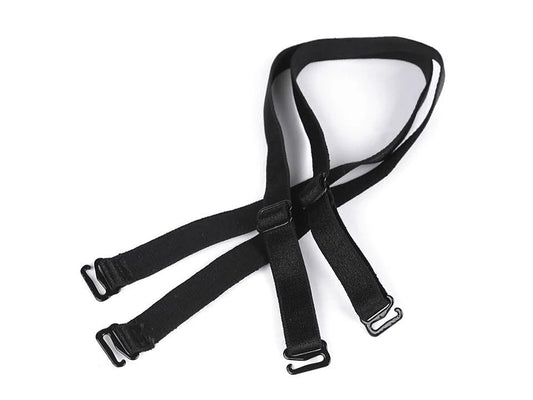 Bra straps 12 mm - black