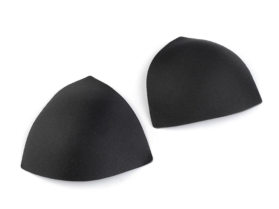 Bra inserts for swimwear, lingerie, and corsets, size L - black