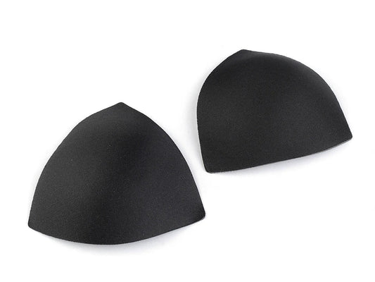 Bra inserts for swimwear, lingerie, and corsets, size L - black