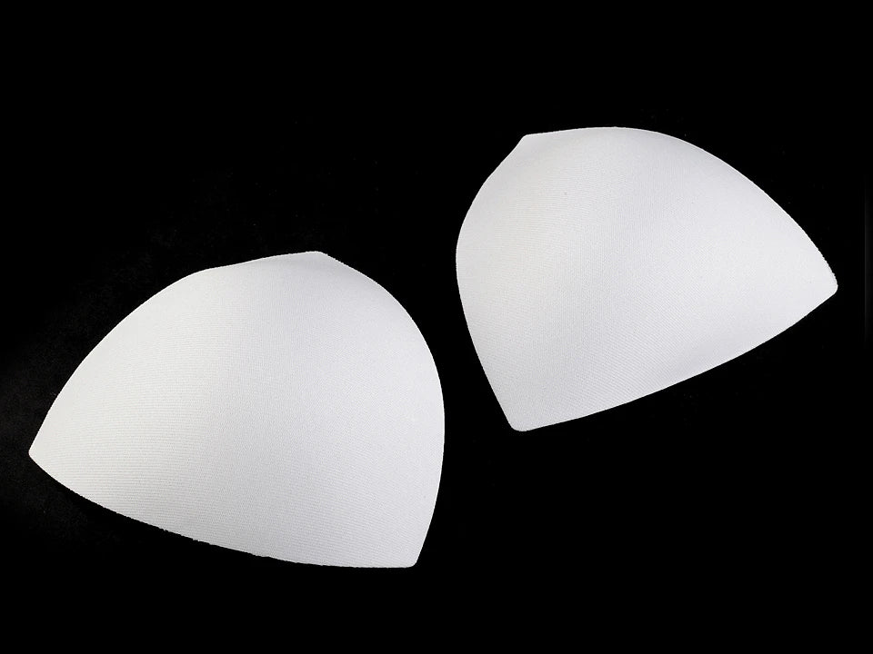 Bra pads for swimwear, lingerie, corsets, XXL size - white