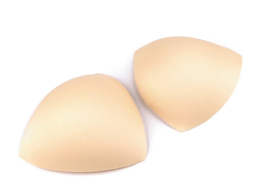 Bra pads for swimwear, lingerie, corsets, size XXXL - nude
