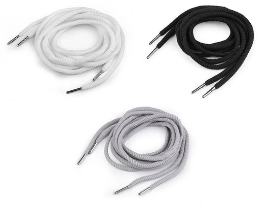 Shoe laces| sweatshirt drawstrings, length 130 cm| assorted colors