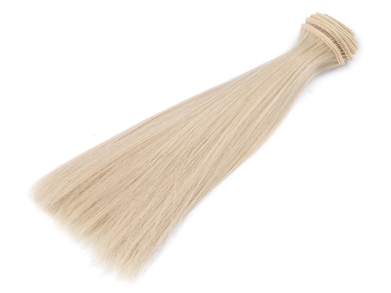 Włosy do lalek 20 cm - szaroblond