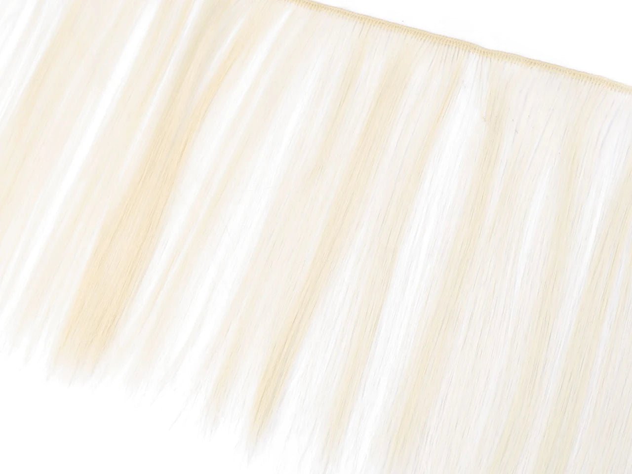 Włosy do lalki 20 cm - platynowy blond