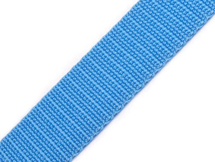 Ribbon for bags, straps 20 mm - light blue