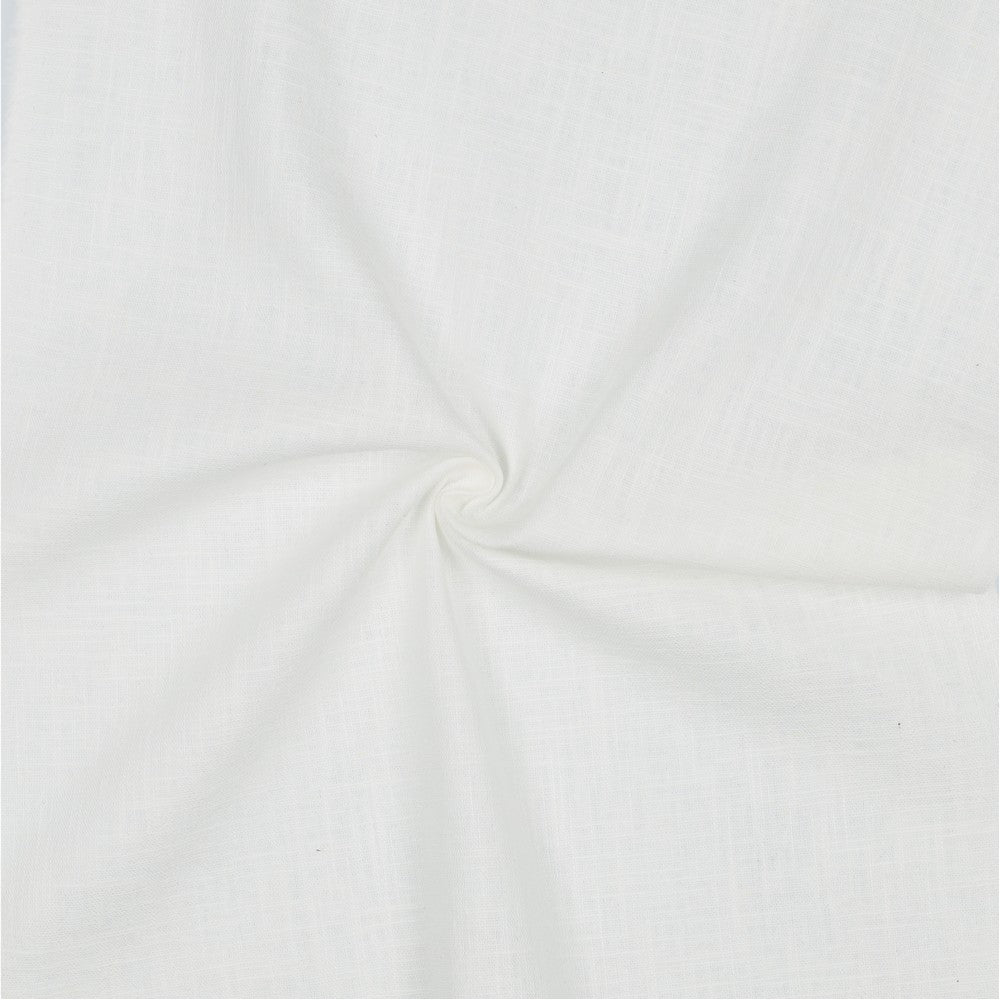 Image of linen fabric - white 230 g/m² – available at Charlotte's Fabrics