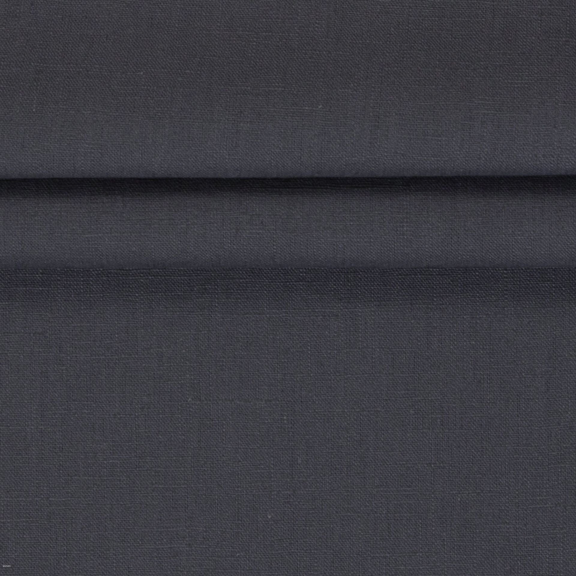 Image of linen fabric–graphite 235 g/m² – available at Šarlotes audumi