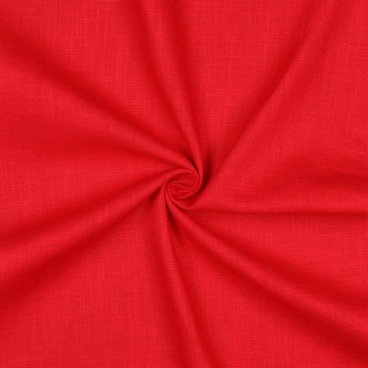 Image of linen fabric - red 230 g/m² – available at Šarlotes audumi