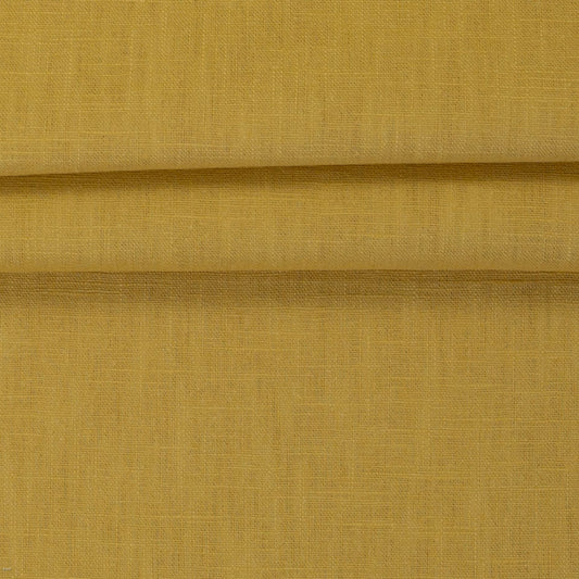 Image of linen fabric–mustard 235 g/m² – available at Charlotte's Fabrics