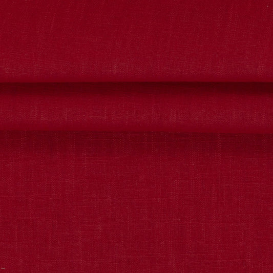 Image of linen fabric—dark red 235 g/m²—available at Šarlotes audumi