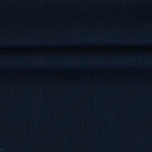 Image of Lina fabric – dark blue 235 g/m² – available at Charlotte's Fabrics