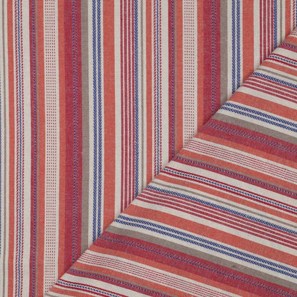 Image of striped linen viscose fabric 200 g/m² – available at Šarlotes audumi