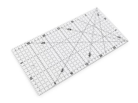 Ruler with markings 150 x 300 mm
