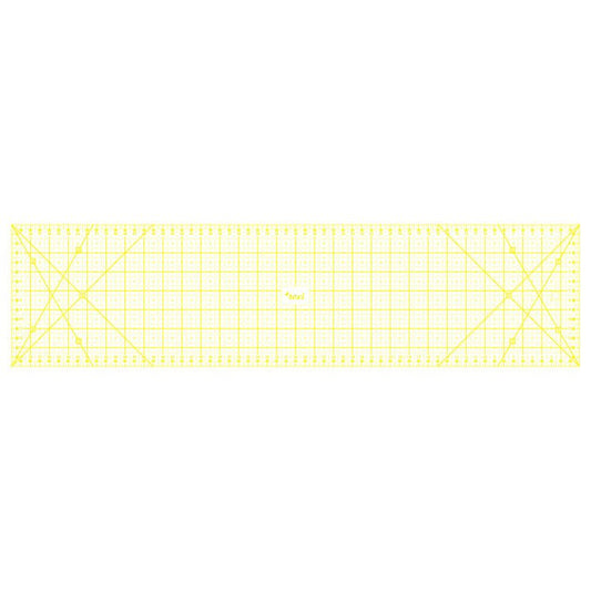 Ruler with markings 150x600 mm| yellow