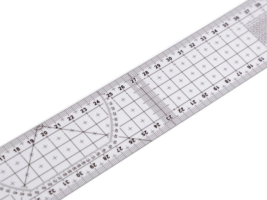 Ruler with markings 5x50 cm