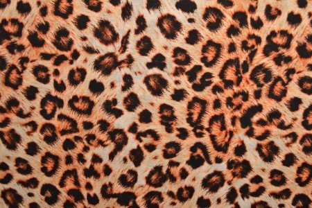 Attēls ar Lins ar kokvilnu-leoparda raksts 170 g/m² – pieejams Šarlotes audumi