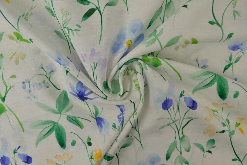 Image of linen with cotton - meadow 170 g/m² – available at Charlotte Fabrics