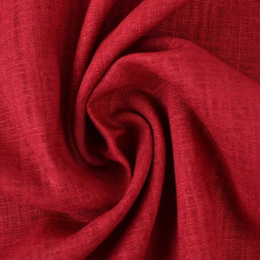 Linen with viscose - burgundy 200 g/m²