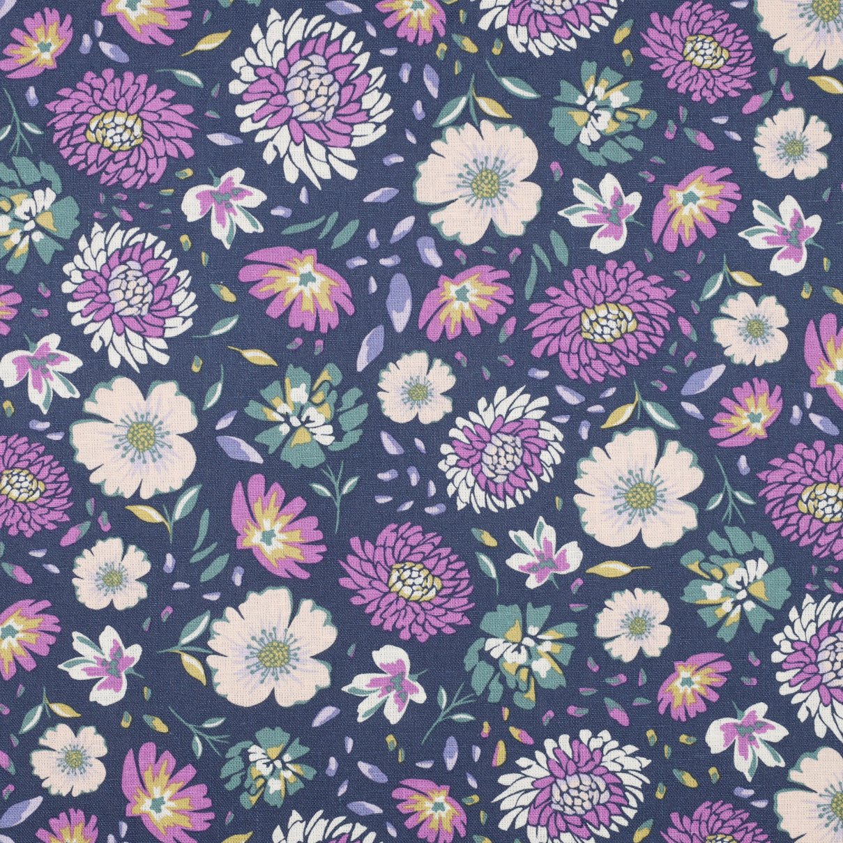 alt
Linen with viscose - lilac flowers 180 g/m²