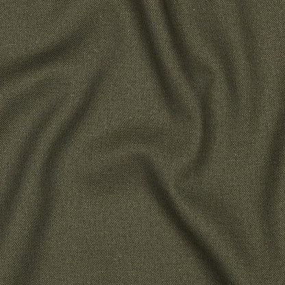 Image of linen with viscose in olive tone 185 g/m² – available at Šarlotes audumi