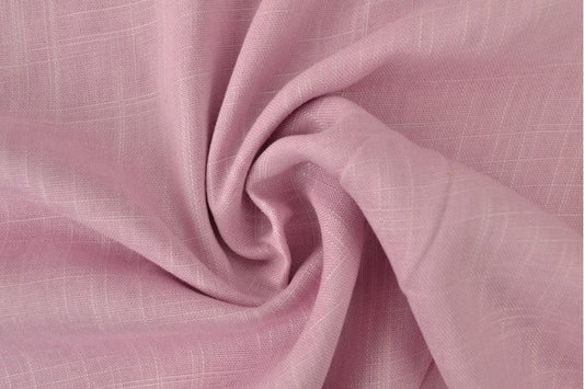 Linen with viscose - pink 200 g/m²