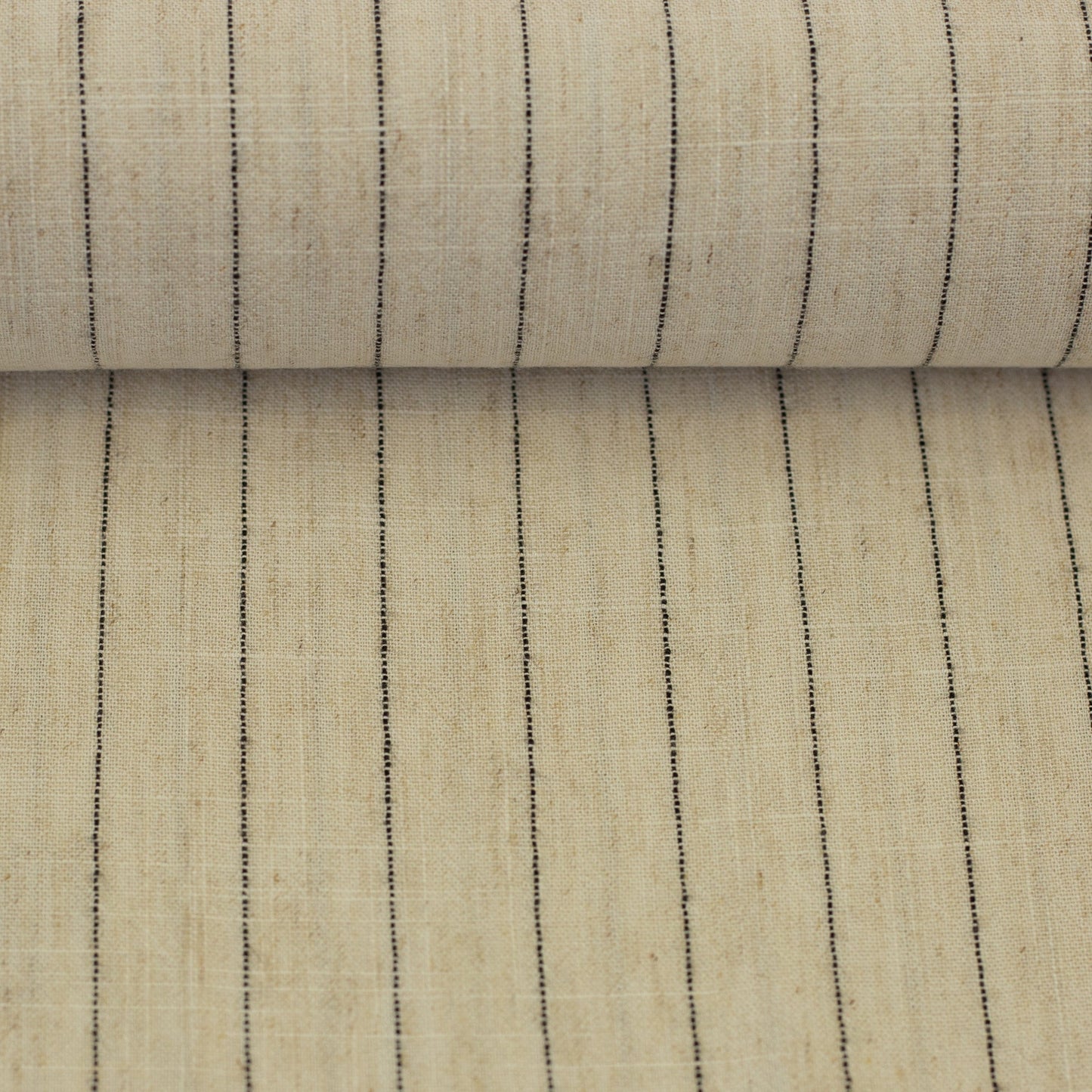 Woven with viscose - stripes on a natural beige background 200 g/m²