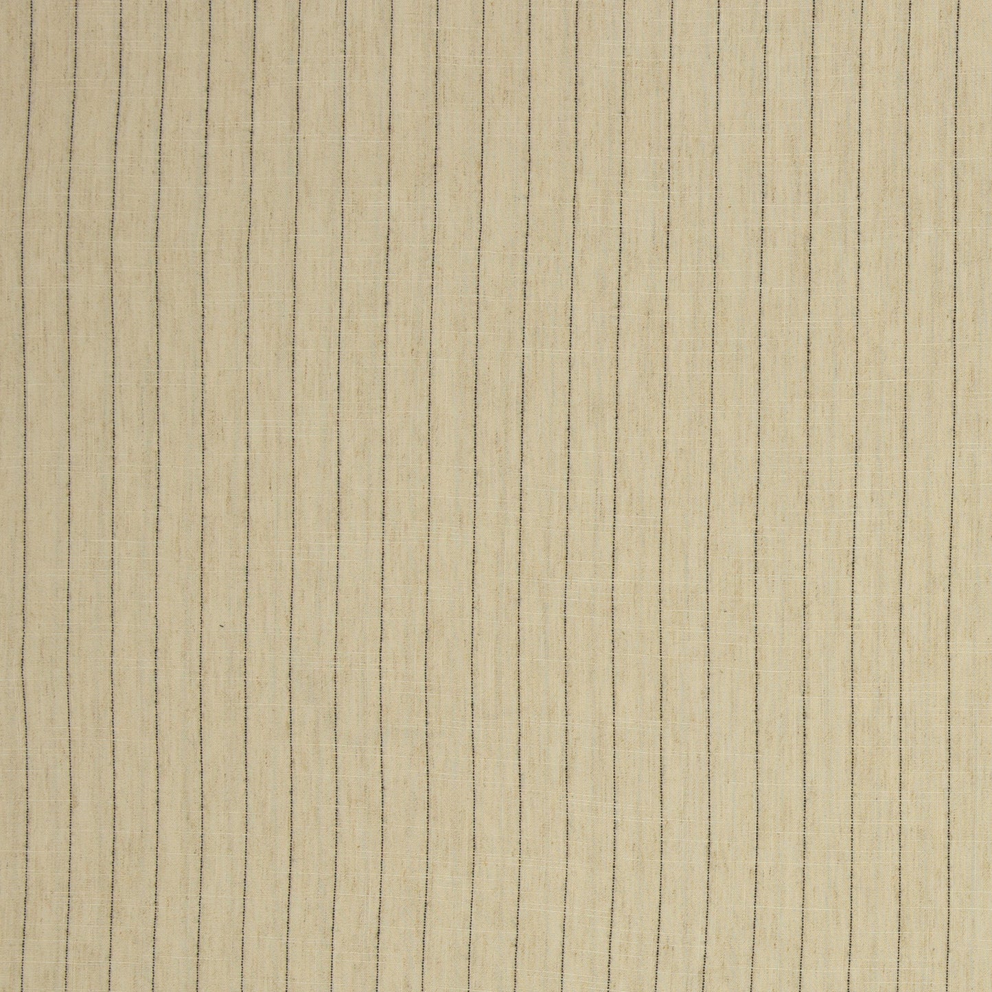 Linen with viscose - stripes on a natural beige background 200 g/m²